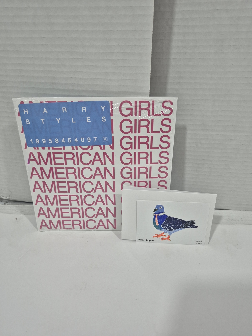 Harry Styles American Girls 7" Vinyl Ana Inciardi Disco Pigeon Print Together